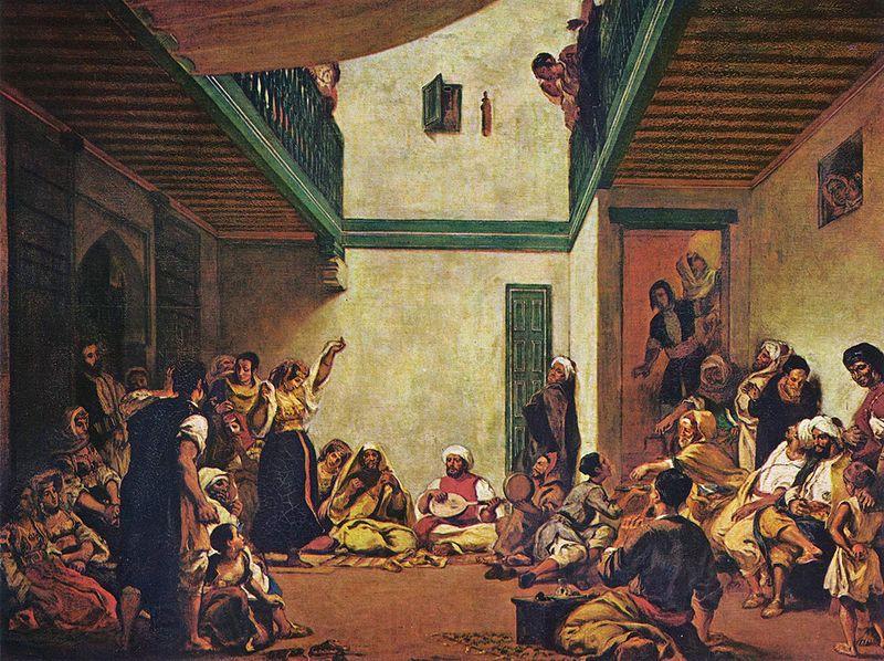 Eugene Delacroix Judische Hochzeit in Marokko Spain oil painting art